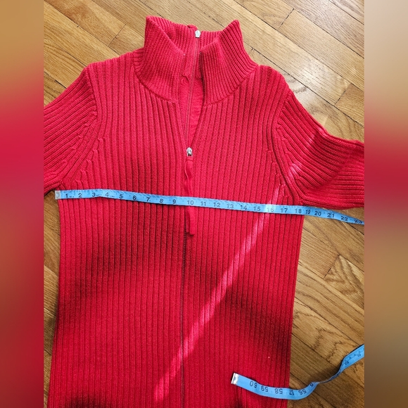 Moda International Red Knit Robe - Picture 9 of 12